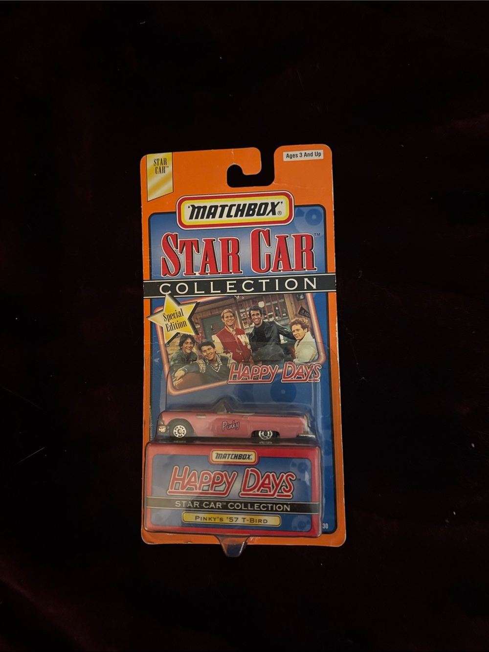 Matchbox Star Car Collection Happy Days Pink '57 T-Bird by Match